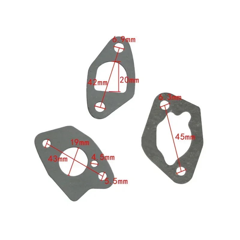 3Pcs Carburetor Carb Gaskets replacement Kit For Honda GX168 GX200 Engine Garden Tools Accessories
3Pcs Carburetor Carb Gaskets replacement Kit For Honda GX168 GX200 Engine Garden Tools Accessories