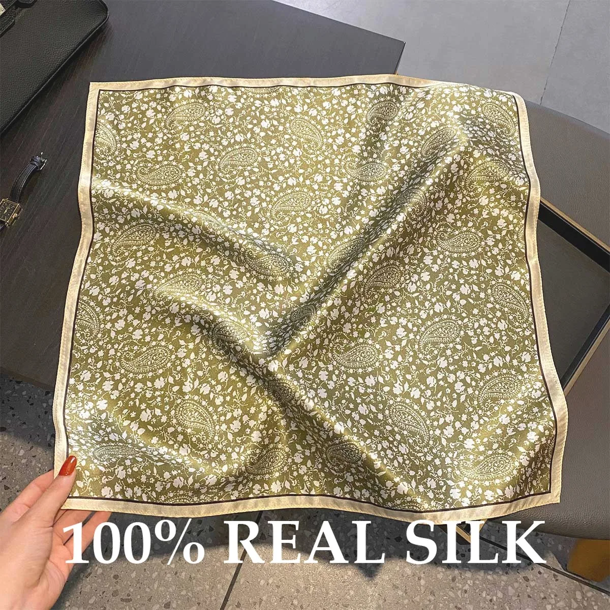 Summer Luxury 100% Pure Silk Scarf Women Hairband Foulard Square Lady Headkerchief Neckerchief Shawl Wrap Hijab Bandana Scarves
Summer Luxury 100% Pure Silk Scarf Women Hairband Foulard Square Lady Headkerchief Neckerchief Shawl Wrap Hijab Bandana Scarves