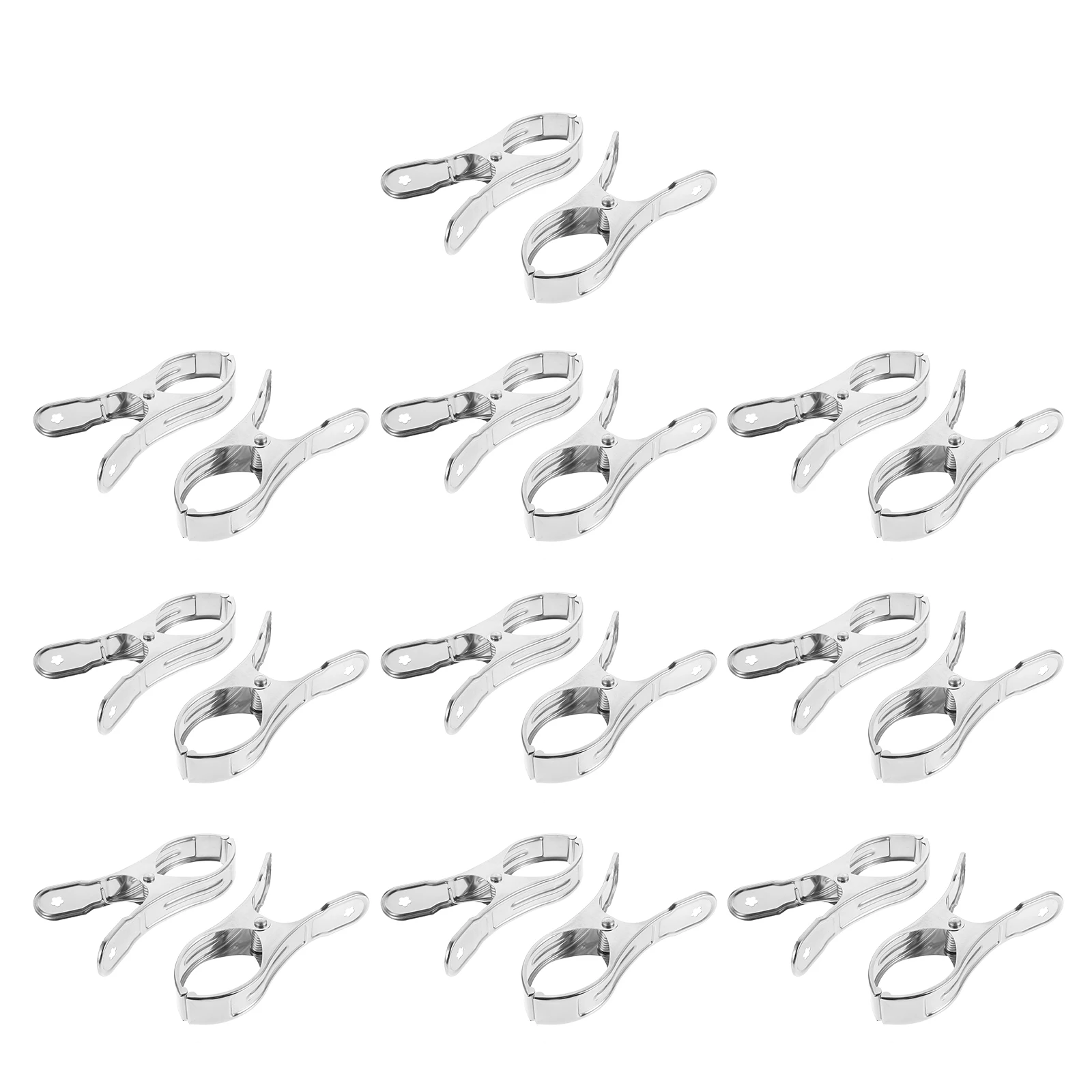 20pcs Big Caught Stainless Steel Garden Clips for Hoops Stands Pipe Poles Greenhouse Clamps Shade Cloth Mesh Netting Reusable
20pcs Big Caught Stainless Steel Garden Clips for Hoops Stands Pipe Poles Greenhouse Clamps Shade Cloth Mesh Netting Reusable