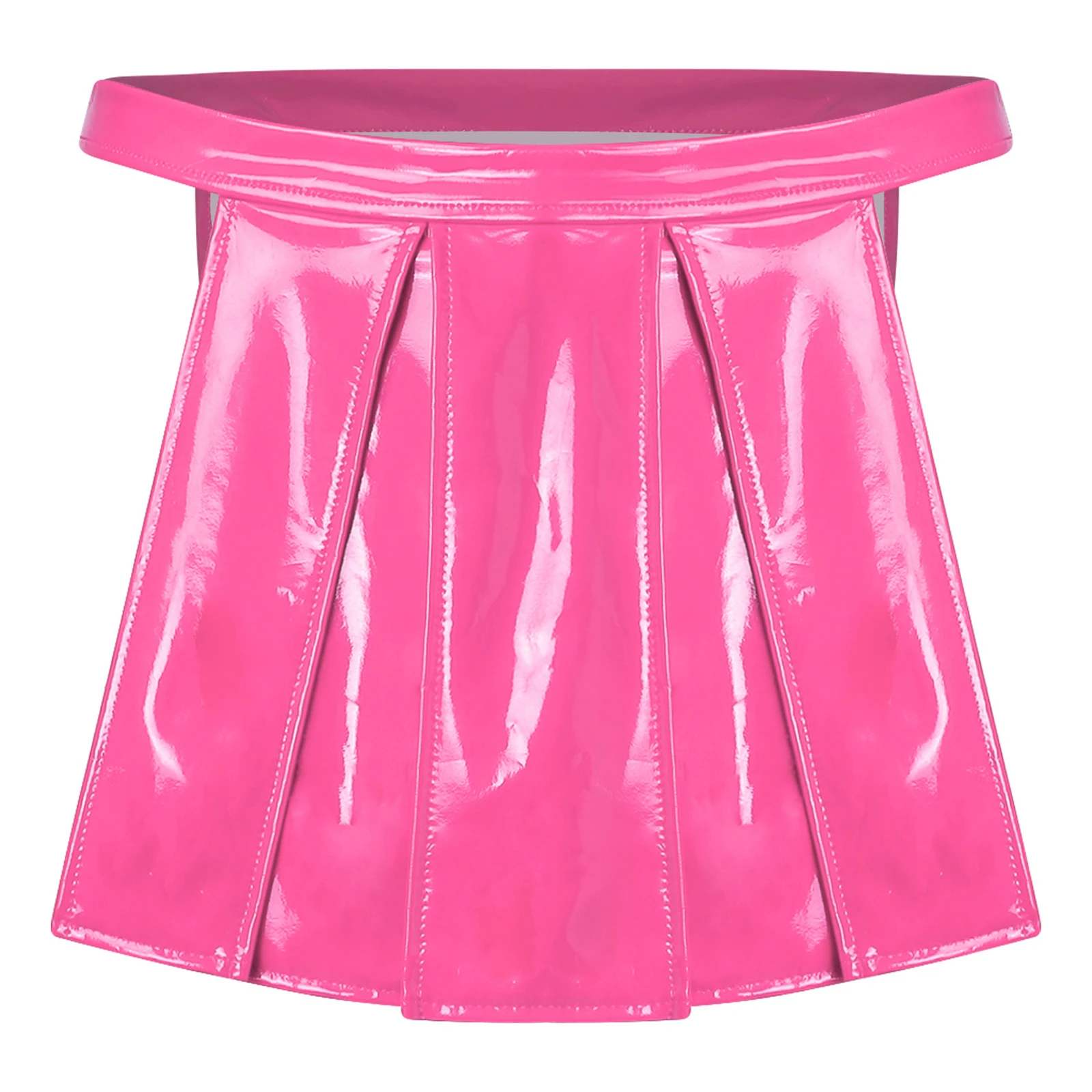 Mens Lingerie Sumo Loincloth Underwear Underpants Glossy PU Leather Front Pleated Overlap One-piece Briefs Underpants for Rave
Mens Lingerie Sumo Loincloth Underwear Underpants Glossy PU Leather Front Pleated Overlap One-piece Briefs Underpants for Rave