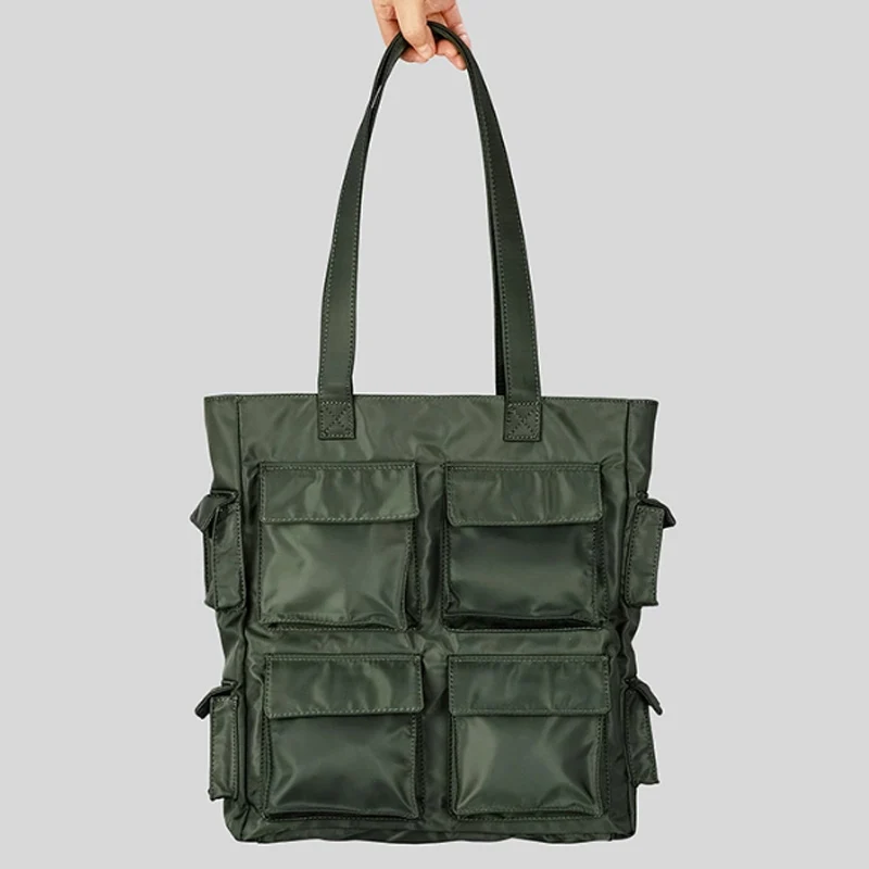 New Tote Bag for Men and Women Large Capacity Nylon Cloth Shoulder Bag Multi functional Pocket Handbag
New Tote Bag for Men and Women Large Capacity Nylon Cloth Shoulder Bag Multi functional Pocket Handbag