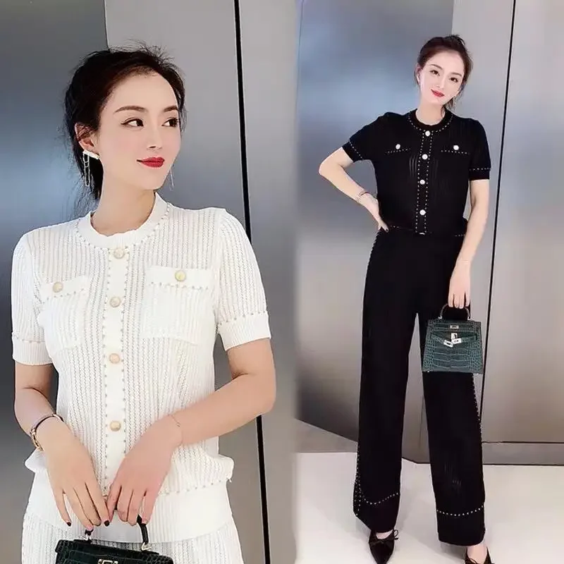 White T Shirt Women Summer 2024 Short Sleeve Top Ladies Pockets Basic T Shirts Knitted Casual Clothes Tee Shirt Femme ZL904
White T Shirt Women Summer 2024 Short Sleeve Top Ladies Pockets Basic T Shirts Knitted Casual Clothes Tee Shirt Femme ZL904