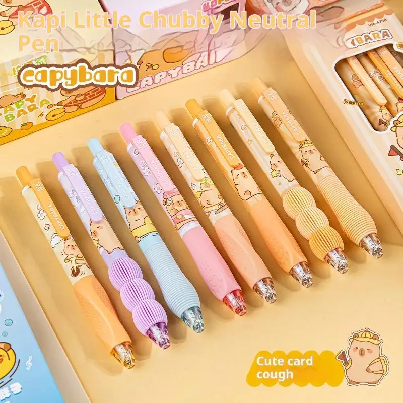 Newly Designed 4Pcs Cartoon Capybara Gel Pen Quick Drying Neutral Pen Student Kids School Writing Student Stationery Supplies
Newly Designed 4Pcs Cartoon Capybara Gel Pen Quick Drying Neutral Pen Student Kids School Writing Student Stationery Supplies