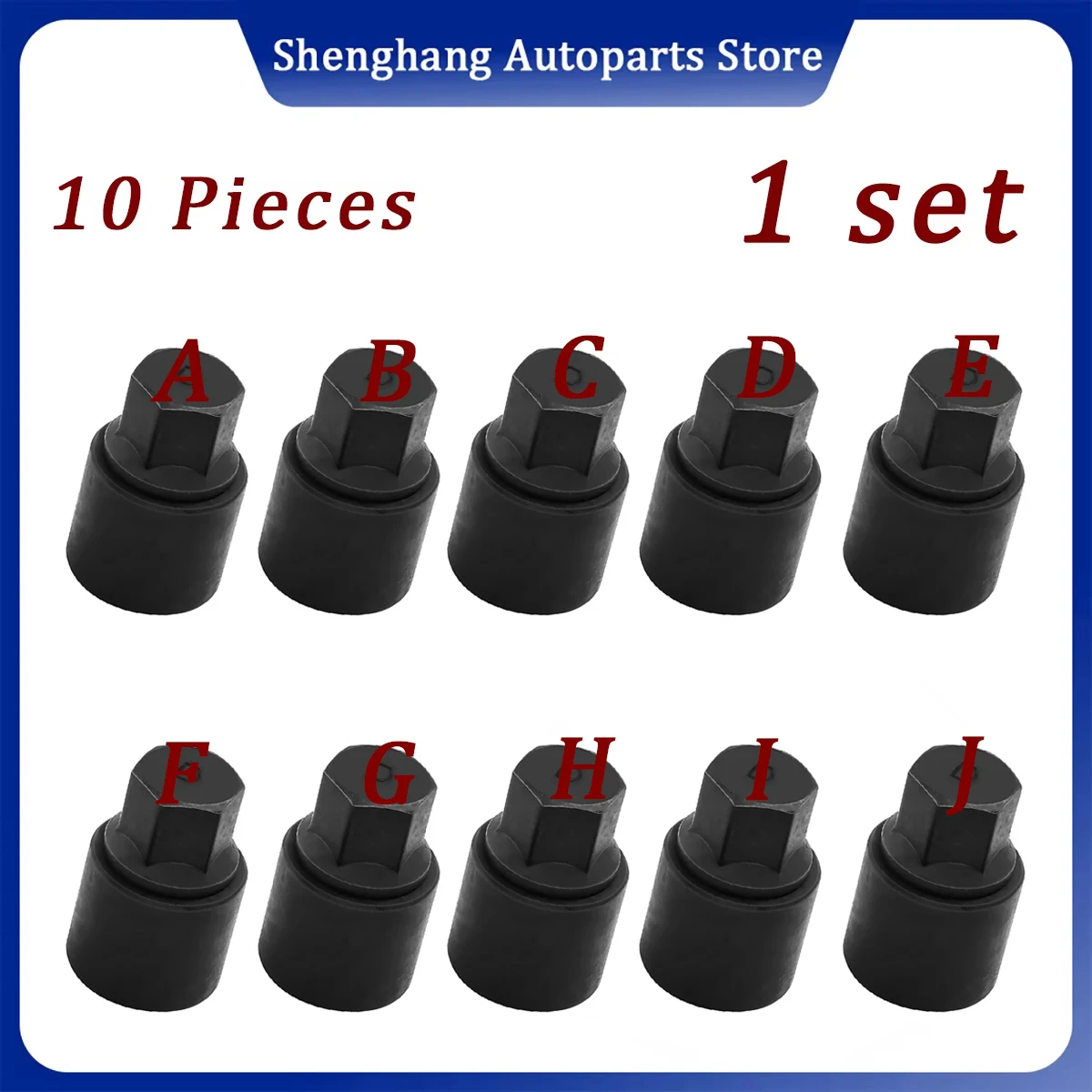 10Pcs 1Set #A-#J For Toyota Car Tire Anti-Theft Screw Removal Tool Socket Wrench Disassembly Tool Key Sleeve Repair Kit
10Pcs 1Set #A-#J For Toyota Car Tire Anti-Theft Screw Removal Tool Socket Wrench Disassembly Tool Key Sleeve Repair Kit