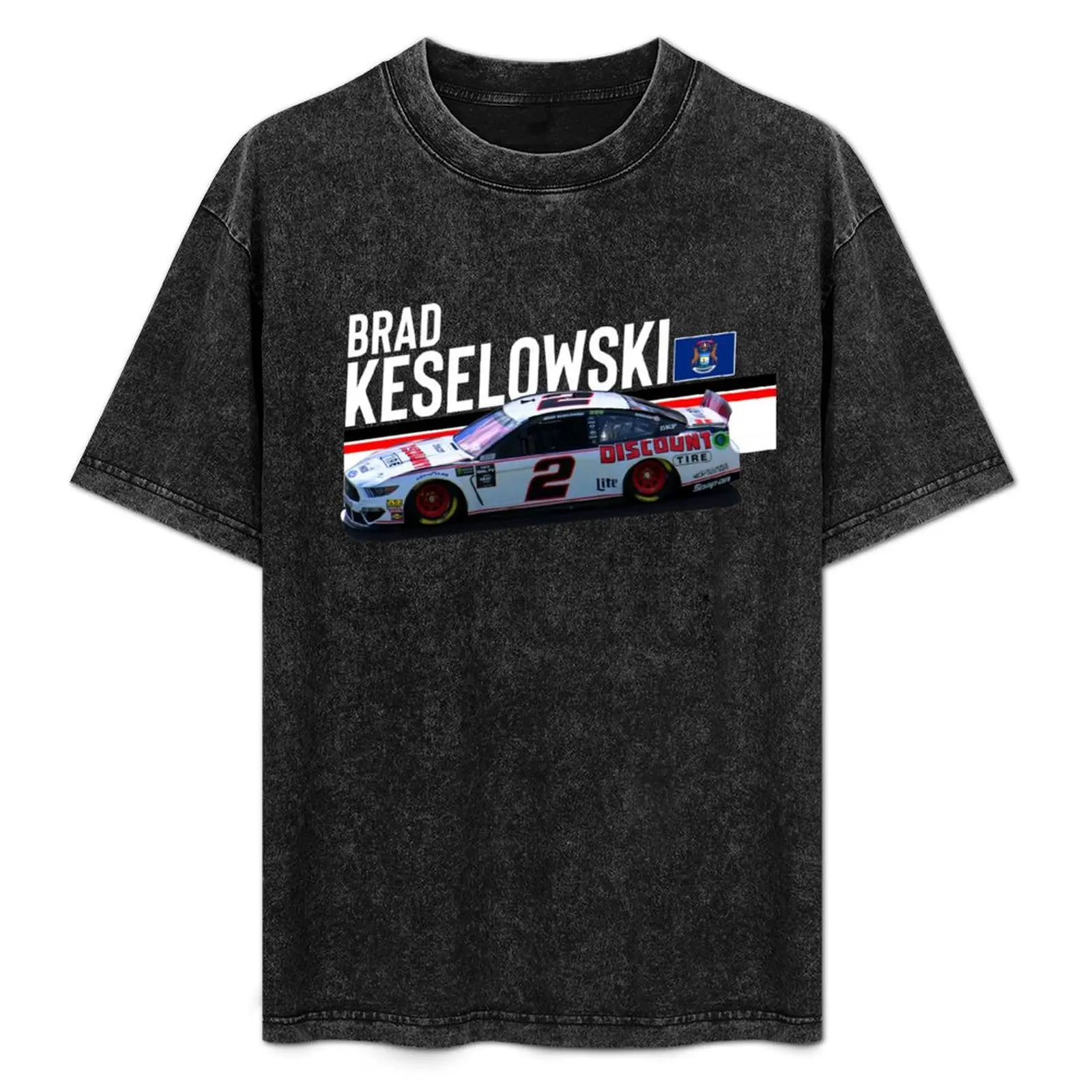 Keselowski 2019 (white) T-Shirt Vintage Print Crew Neck Tee
Keselowski 2019 (white) T-Shirt Vintage Print Crew Neck Tee