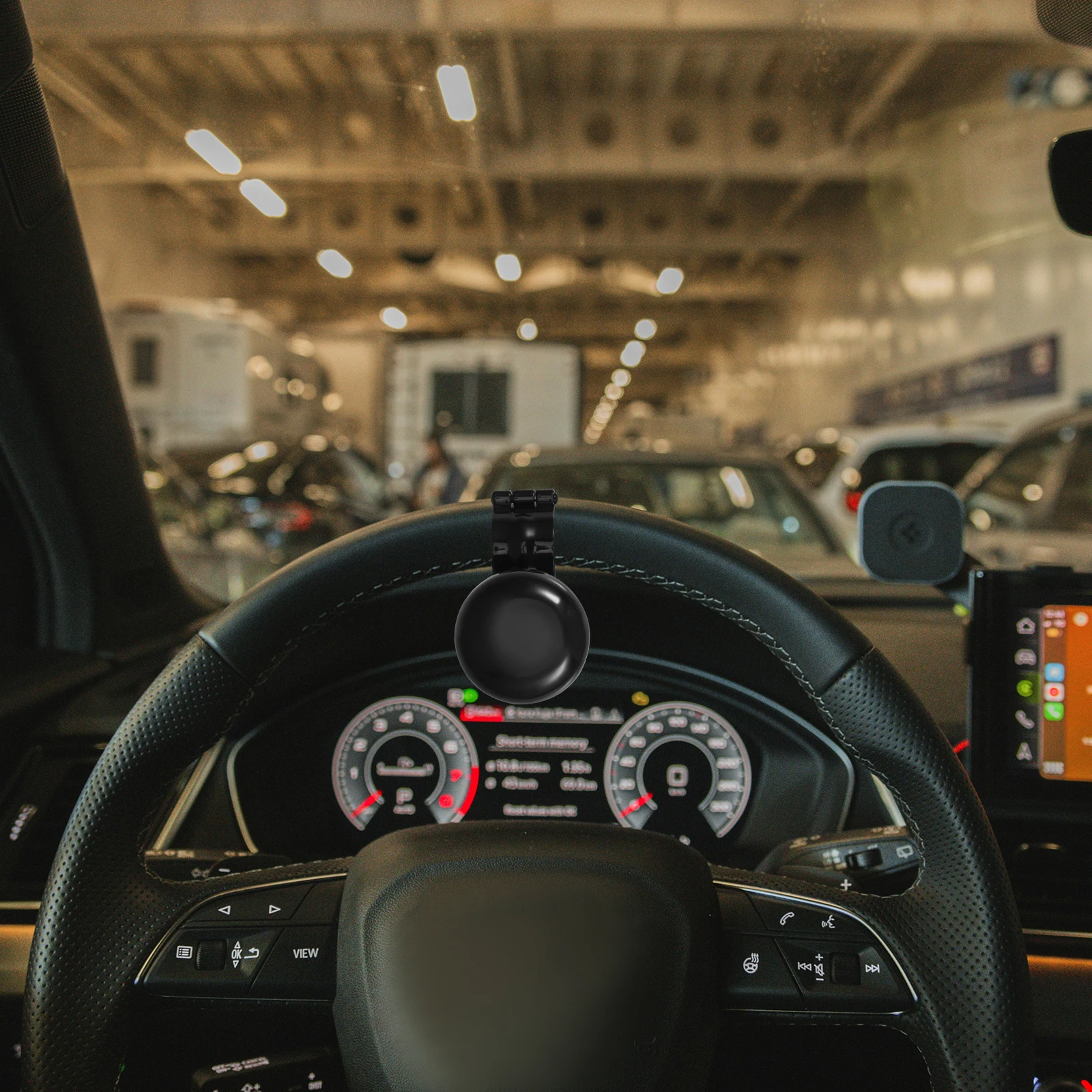 Steering Wheel Knob Spinner Car Accessories Black Universal 360 Degree Rotation Rubber Pad Easy Install No Tools
Steering Wheel Knob Spinner Car Accessories Black Universal 360 Degree Rotation Rubber Pad Easy Install No Tools