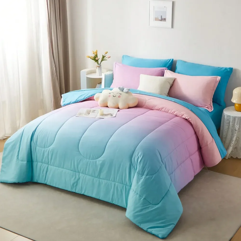 Queen KingLightweight Solid Comforter Set For All Seasons,Twin5 Pieces,Soft Comfortable Bed In A Bag Set For Student Friends Co
Queen KingLightweight Solid Comforter Set For All Seasons,Twin5 Pieces,Soft Comfortable Bed In A Bag Set For Student Friends Co