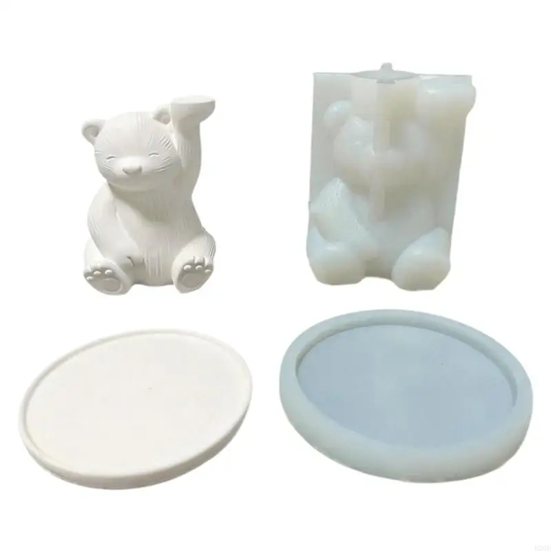 Lovely Bear Tray Silicone Mould For Candle And Plasters Craft Making B03E
Lovely Bear Tray Silicone Mould For Candle And Plasters Craft Making B03E