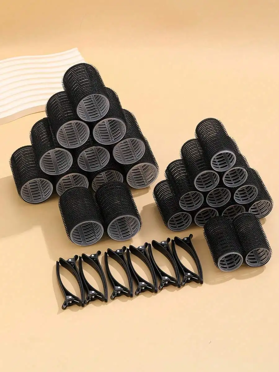 36Pcs Self-Grip Hair Rollers Set With Clips Salon Quality Heatless Curlers For Women
36Pcs Self-Grip Hair Rollers Set With Clips Salon Quality Heatless Curlers For Women