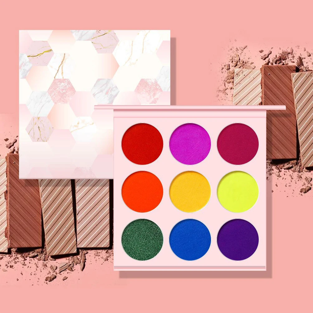 Private Label 9-color Eyeshadow Palette Custom Logo Matte Luminous Glitter Highlighter Black Pink Laser Package Makeup Wholesale
Private Label 9-color Eyeshadow Palette Custom Logo Matte Luminous Glitter Highlighter Black Pink Laser Package Makeup Wholesale