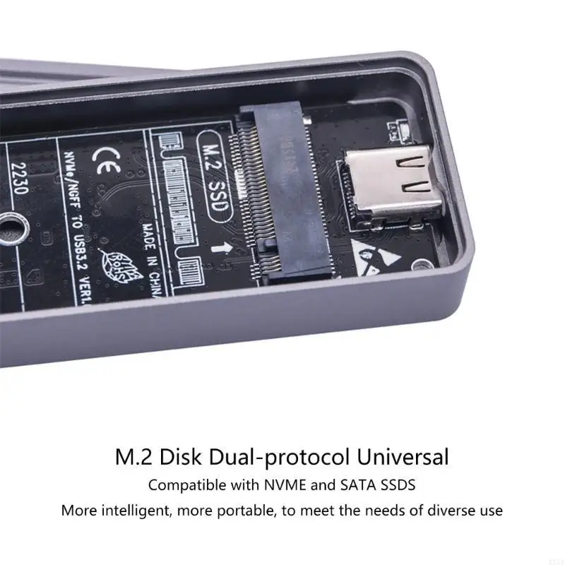 4X7E Корпус SSD M.2 без инструментов с USB C 3.2 Gen2x2 20 Гбит/с для двух протоколов Адаптер SSD-бокса Алюминиевый корпус
4X7E Корпус SSD M.2 без инструментов с USB C 3.2 Gen2x2 20 Гбит/с для двух протоколов Адаптер SSD-бокса Алюминиевый корпус