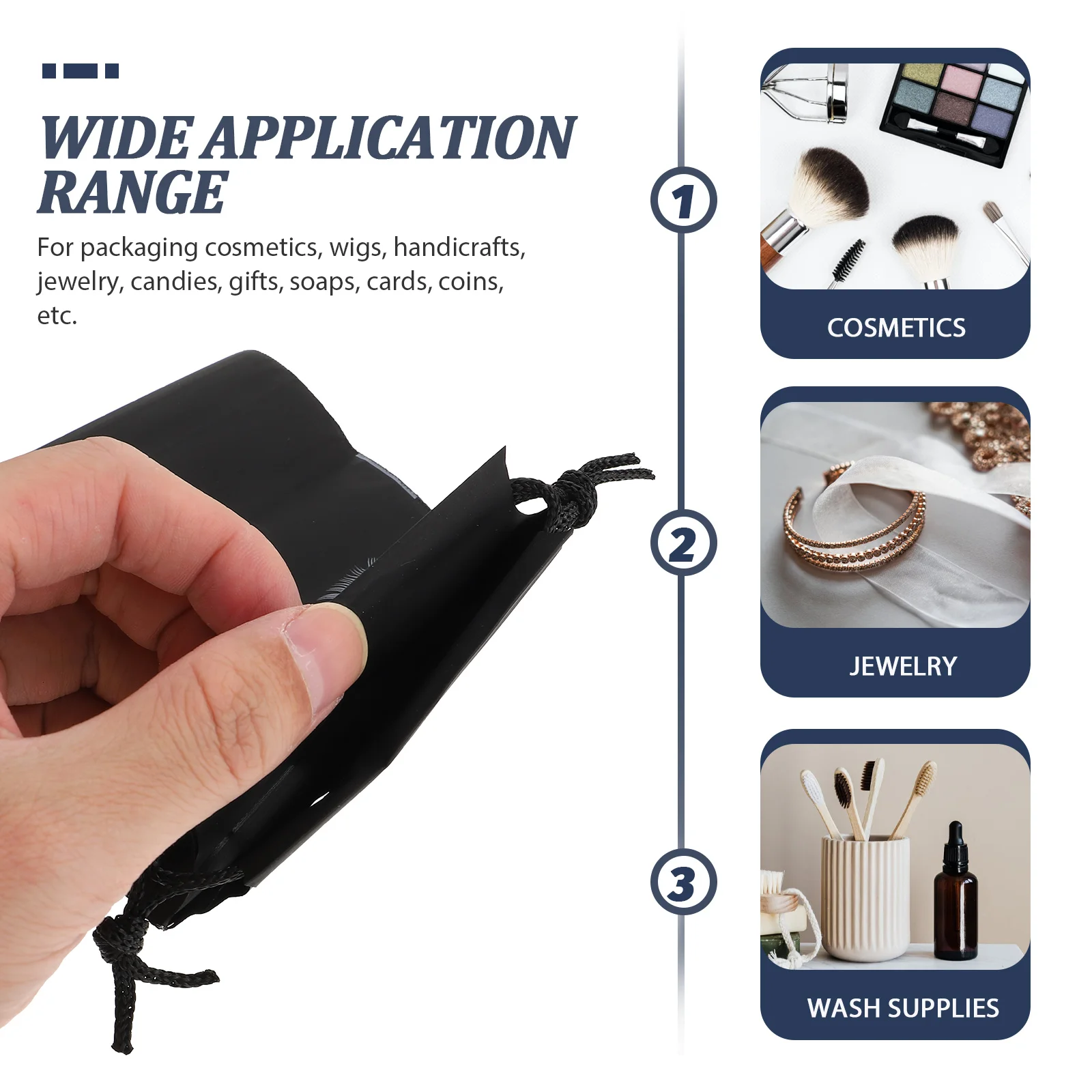 100pcs Eyelash Design Makeup Bags Travel Toiletry Storage Bag Drawstring Lash Organizer Portable Travel Bag
100pcs Eyelash Design Makeup Bags Travel Toiletry Storage Bag Drawstring Lash Organizer Portable Travel Bag