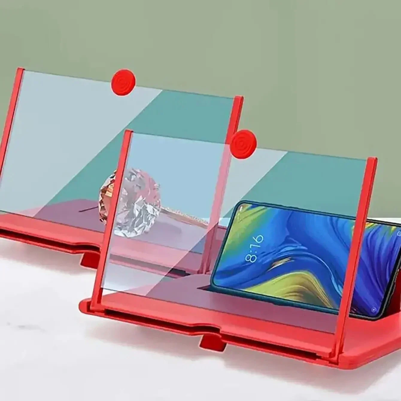 Portable Pull Out Phone Stand With 12 Inch Magnifying Glass 3D High Definition Amplifier Ultra Thin Eye For Protection Screen
Portable Pull Out Phone Stand With 12 Inch Magnifying Glass 3D High Definition Amplifier Ultra Thin Eye For Protection Screen