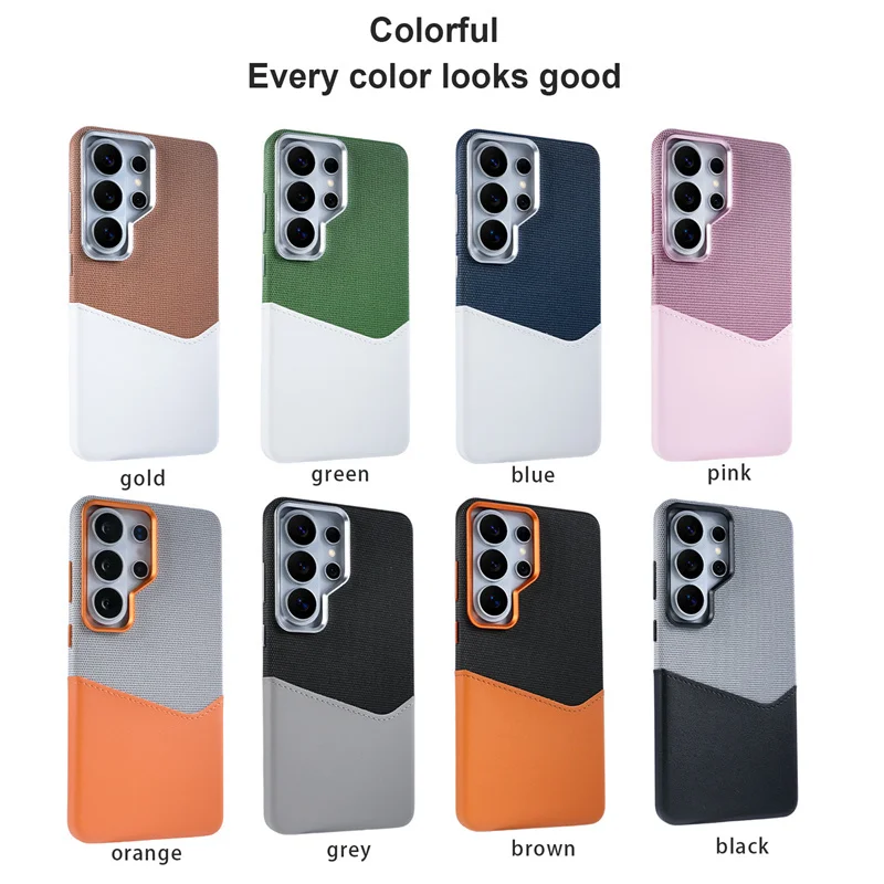 Card Holder For MagSafe Leather Case For Samsung Galaxy S24 S25 S26 Ultra Pocket Wireless Charging Alloy Lens Hit Color Cover
Card Holder For MagSafe Leather Case For Samsung Galaxy S24 S25 S26 Ultra Pocket Wireless Charging Alloy Lens Hit Color Cover
