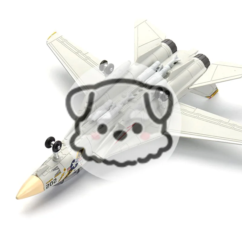 Модель истребителя F-14 Tomcat в масштабе 1:72 - бело-черный самолет из АБС-пластика с детализированным дизайном, длина 10,24 дюйма.
Модель истребителя F-14 Tomcat в масштабе 1:72 - бело-черный самолет из АБС-пластика с детализированным дизайном, длина 10,24 дюйма.