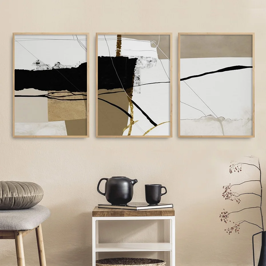 Vintage Abstract Line Black Gold Posters Minimalist Wall Art Canvas Painting Prints Pictures Modern Living Room Interior Decor
Vintage Abstract Line Black Gold Posters Minimalist Wall Art Canvas Painting Prints Pictures Modern Living Room Interior Decor