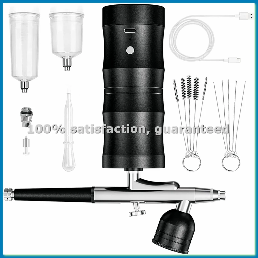 Airbrush Kit with Compressor Airbrush Kit Cordless Rechargeable with 0.3mm Nozzle and Cleaning Brush for Painting,Makeup-A69M
Airbrush Kit with Compressor Airbrush Kit Cordless Rechargeable with 0.3mm Nozzle and Cleaning Brush for Painting,Makeup-A69M