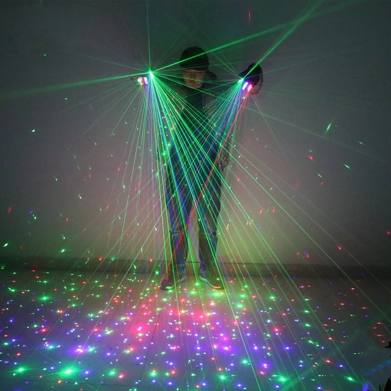 Светодиодные лазерные перчатки - зеленые, красные и синие для диджейских мероприятий
Светодиодные лазерные перчатки - зеленые, красные и синие для диджейских мероприятий