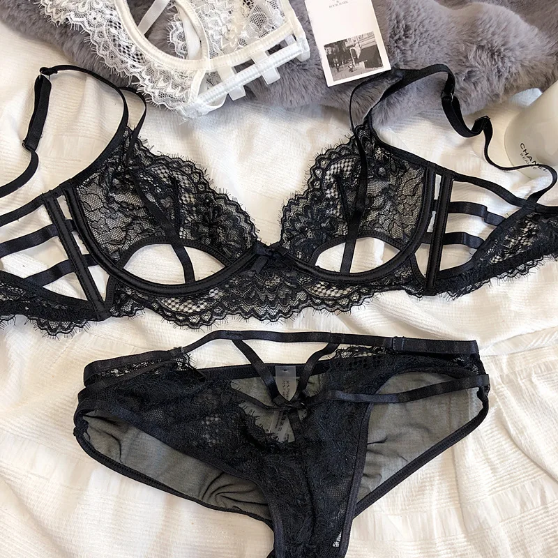 Sexy brassiere femme eyelash lace soft steel ring anti-sagging ultra-thin bra set women sweet spicy hollow underwear bralette
Sexy brassiere femme eyelash lace soft steel ring anti-sagging ultra-thin bra set women sweet spicy hollow underwear bralette