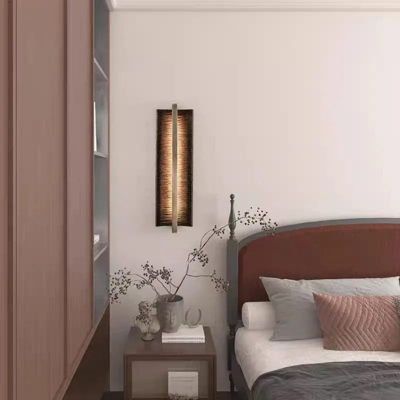 Minimally retro design living room and bedroom wall lights, hotel resin wall lights
Minimally retro design living room and bedroom wall lights, hotel resin wall lights