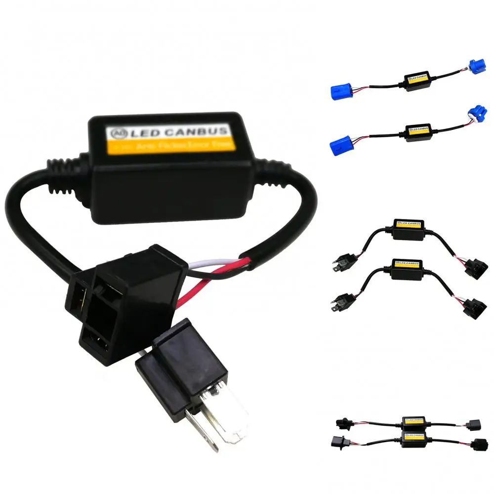 2Pcs Car Headlight Canbus Decoders 12DC-24W H4 H13 9007 LED Anti Flicker Harness Canbus Decoder Canceller Error Free Resistor
2Pcs Car Headlight Canbus Decoders 12DC-24W H4 H13 9007 LED Anti Flicker Harness Canbus Decoder Canceller Error Free Resistor