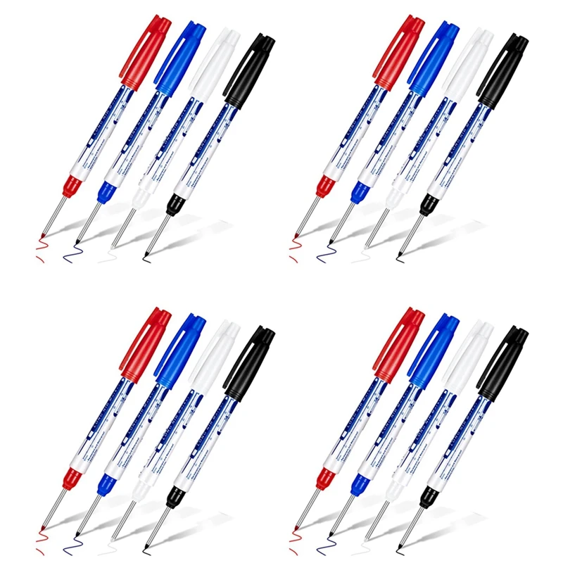 16 Pcs Deep Reach Markers Long Nose Marker Waterproof Deep Hole Marker 30 Mm Reach Permanent Markers, 4 Colors
16 Pcs Deep Reach Markers Long Nose Marker Waterproof Deep Hole Marker 30 Mm Reach Permanent Markers, 4 Colors