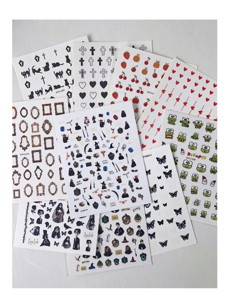 1PCS Love Cross Frog Cherry Butterfly Magic Hat Witch Nail Sticker DIY Art Nail Design Decal Dticker
1PCS Love Cross Frog Cherry Butterfly Magic Hat Witch Nail Sticker DIY Art Nail Design Decal Dticker