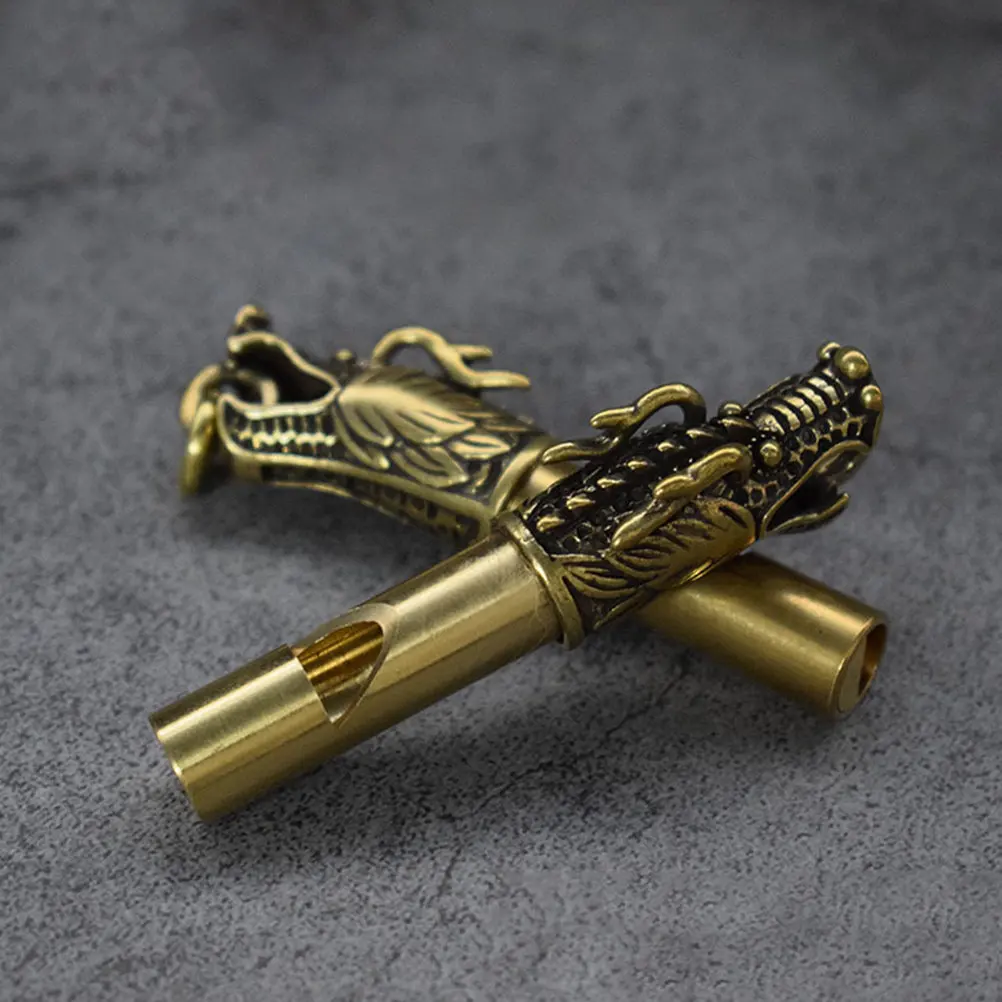 Copper Dragon Pattern Survival Whistle Loud Safety Whistle Hiking Camping Emergency Lifeguard Dog Training Keychain
Copper Dragon Pattern Survival Whistle Loud Safety Whistle Hiking Camping Emergency Lifeguard Dog Training Keychain