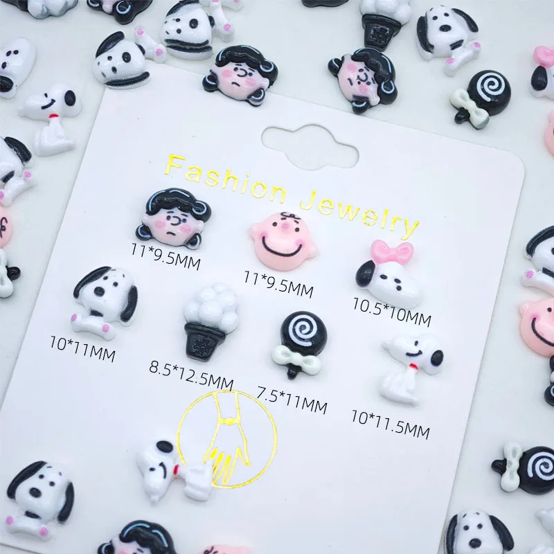 100PCS Cartoon for Snoopy Nail Accessories Anime Characters Nail Diamonds DIY Accessories
100PCS Cartoon for Snoopy Nail Accessories Anime Characters Nail Diamonds DIY Accessories