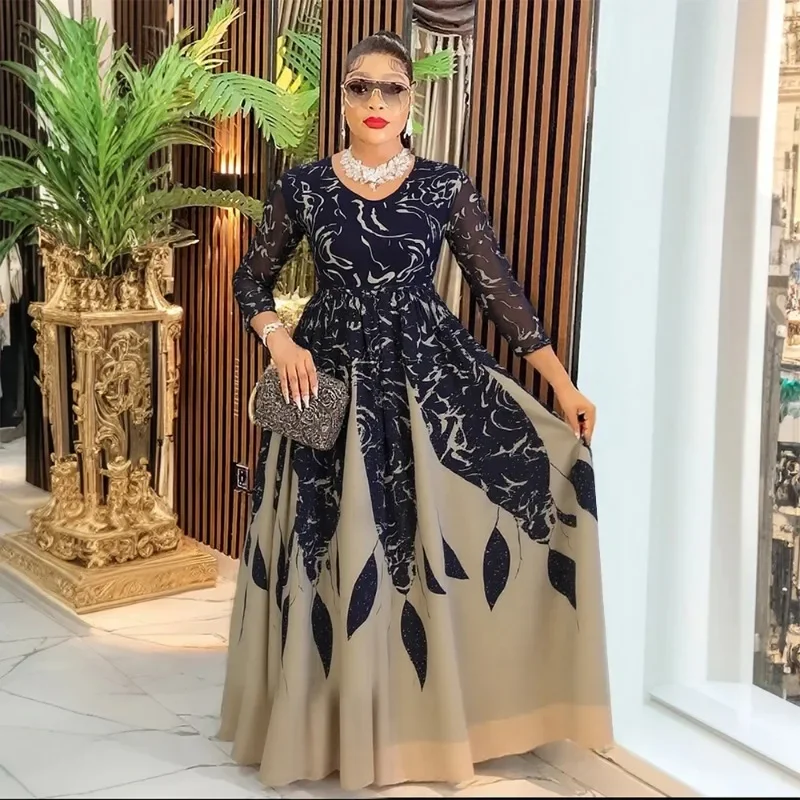 Plus Size African Party Dresses for Women 2025 New Fashion Dashiki Ankara Wedding Evening Gown Elegant Turkey Muslim Maxi Dress
Plus Size African Party Dresses for Women 2025 New Fashion Dashiki Ankara Wedding Evening Gown Elegant Turkey Muslim Maxi Dress