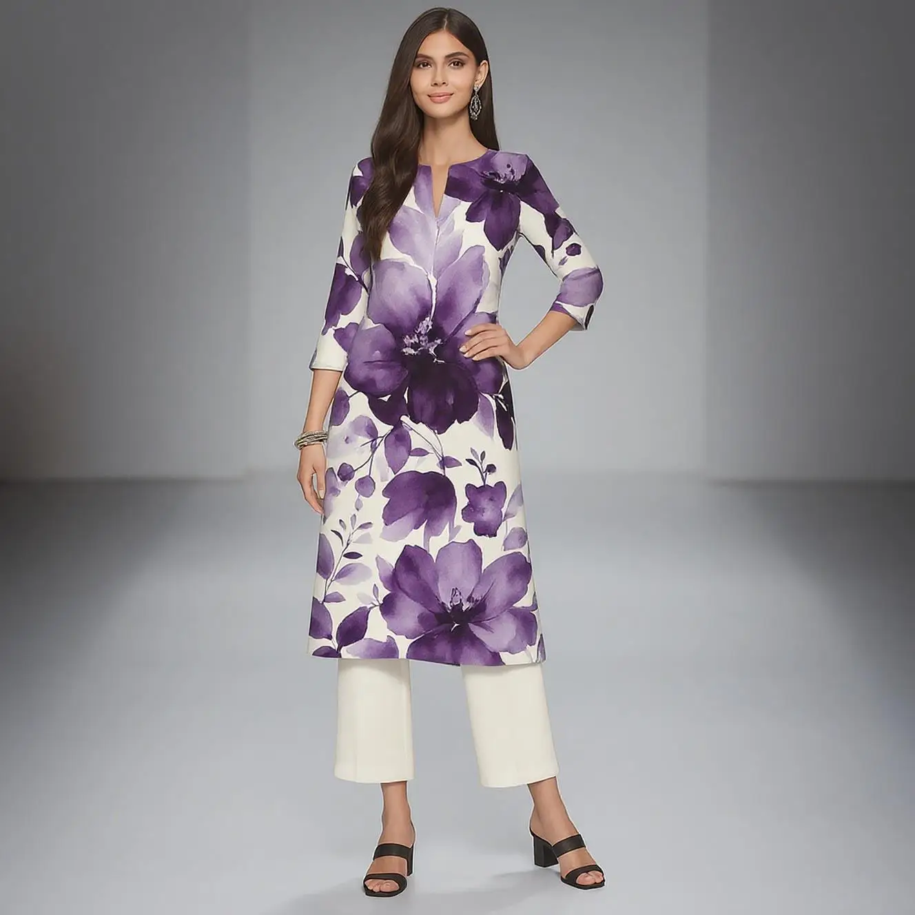 Мусульманское Курто женское модное удобное платье с длинным рукавом, прямая трубка, повседневное платье с этническими цветами, новое платье обычного размера
Мусульманское Курто женское модное удобное платье с длинным рукавом, прямая трубка, повседневное платье с этническими цветами, новое платье обычного размера