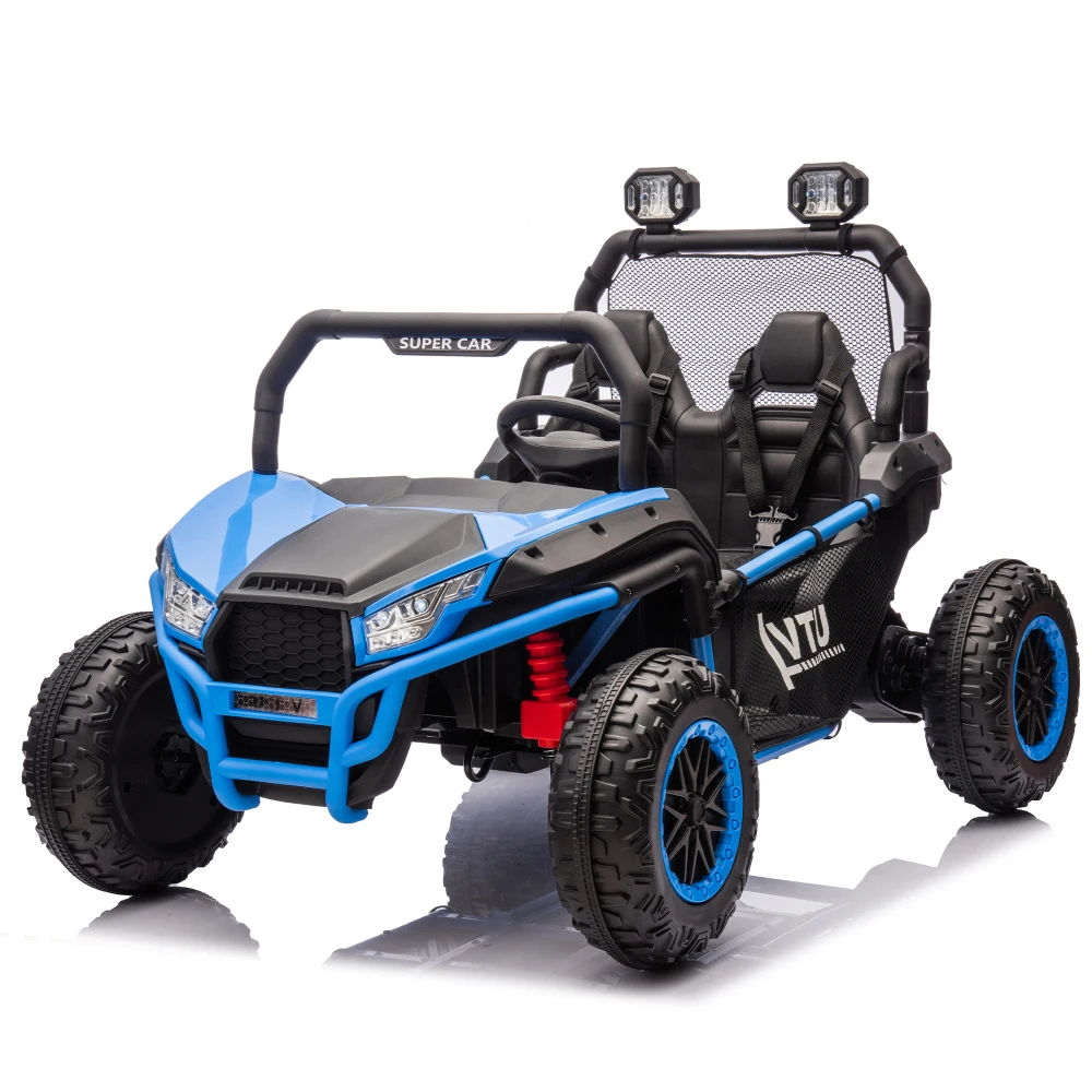 Двухместный детский телевизор 24 В для езды на UTV с управлением для родителей, сверхмощность 400 Вт, четырехколесная подвеска, светодиодный светильник с задним прожектором
Двухместный детский телевизор 24 В для езды на UTV с управлением для родителей, сверхмощность 400 Вт, четырехколесная подвеска, светодиодный светильник с задним прожектором