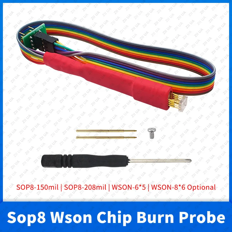 1PCS for Sop8 Wson Chip Download Burn Write Probe Spring Needle Optional SOP8-150mil/SOP8-208mil WSON-6*5/WSON-8*6
1PCS for Sop8 Wson Chip Download Burn Write Probe Spring Needle Optional SOP8-150mil/SOP8-208mil WSON-6*5/WSON-8*6