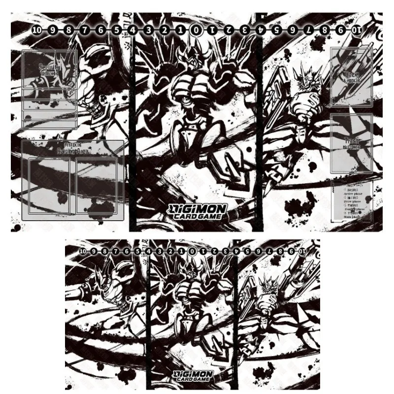 Digimon DTCG Ink Style AD01 Dukemon Series Diy Card Mat 600x350mm Card Grid Memory Stick Single Rubber Board Game Card Playmat
Digimon DTCG Ink Style AD01 Dukemon Series Diy Card Mat 600x350mm Card Grid Memory Stick Single Rubber Board Game Card Playmat
