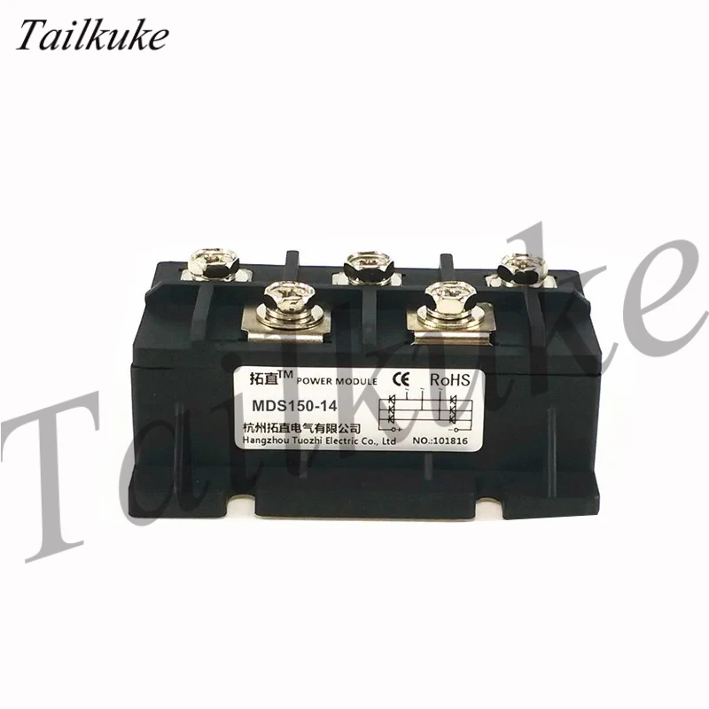 Three Phase Rectifier Bridge 150A 1400v Mds150-14 Mds150a1400v Bridge Rectifier MDS
Three Phase Rectifier Bridge 150A 1400v Mds150-14 Mds150a1400v Bridge Rectifier MDS
