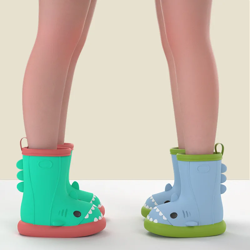 Parent-child Shark Rain Boots Shoes For Women Summer Outwear Thick Sole Anti Slip Rain Shoes For Middle Aged Children
Parent-child Shark Rain Boots Shoes For Women Summer Outwear Thick Sole Anti Slip Rain Shoes For Middle Aged Children
