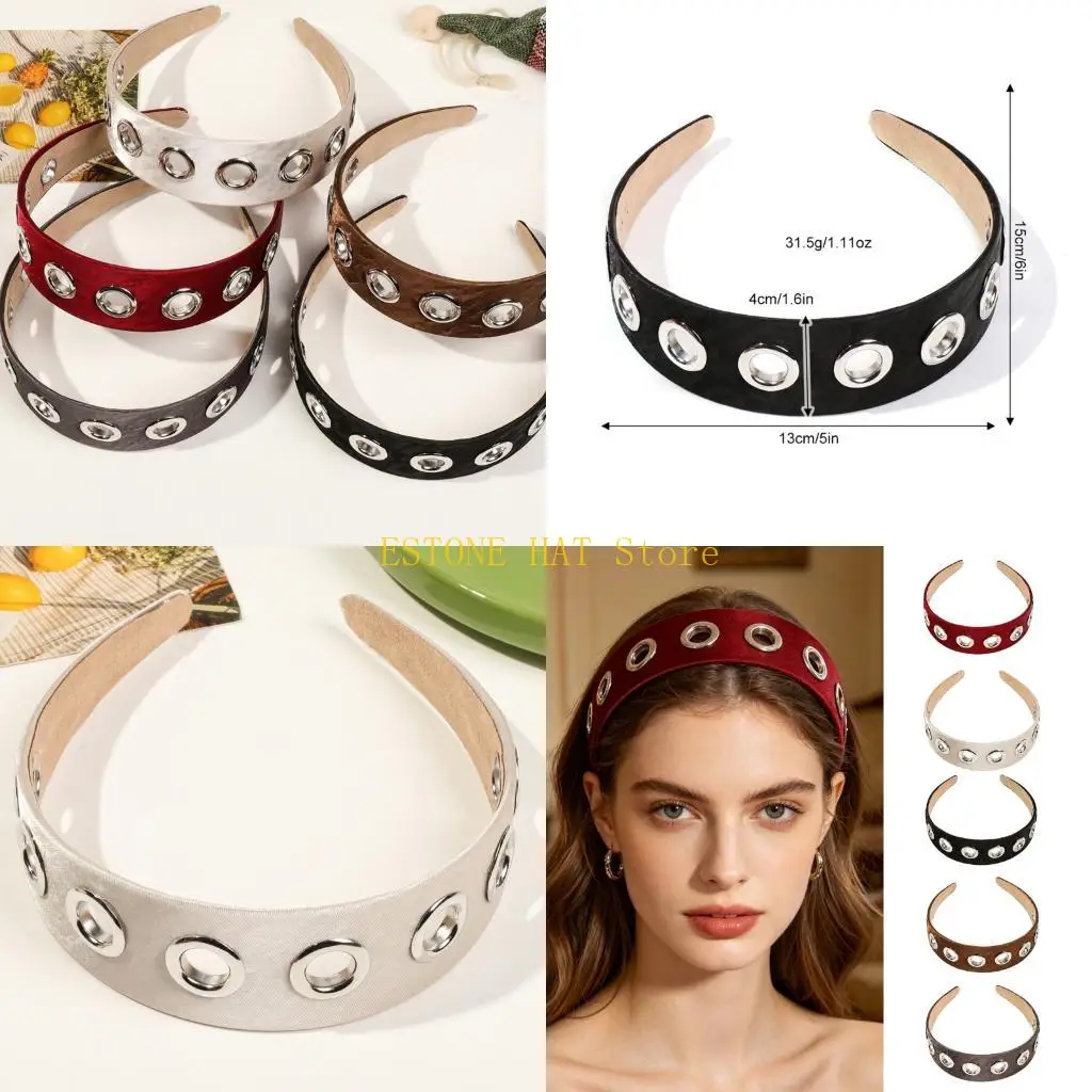 49MF Stylish Nonslip Hair Hoop Headwear Perfect For Daily Wear Or Special Event
49MF Stylish Nonslip Hair Hoop Headwear Perfect For Daily Wear Or Special Event