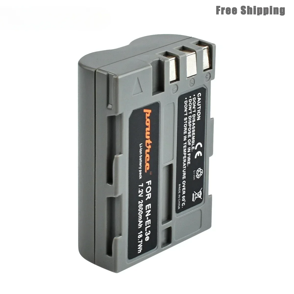 NEW 2600mAh EN-EL3e EN EL3e EL3a ENEL3e Digital Camera Battery for Nikon D300S D300 D100 D200 D700 D70S D80 D90 D50 L50
NEW 2600mAh EN-EL3e EN EL3e EL3a ENEL3e Digital Camera Battery for Nikon D300S D300 D100 D200 D700 D70S D80 D90 D50 L50