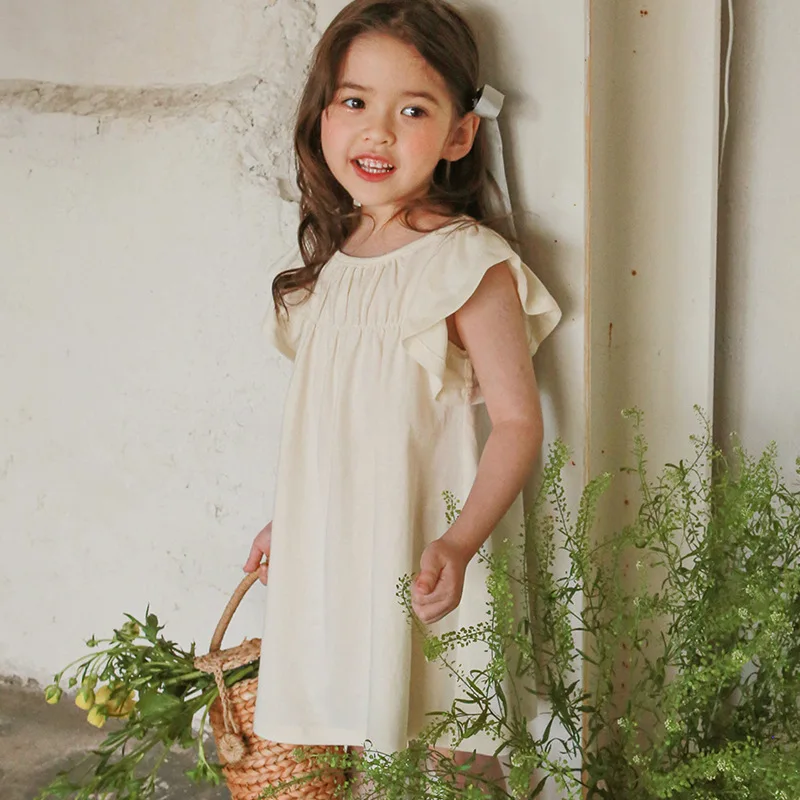 Mother Kids Toddler Baby Girls Dress Short Sleeved Solid Color Children's Clothes Little Girl Princess Dresses
Mother Kids Toddler Baby Girls Dress Short Sleeved Solid Color Children's Clothes Little Girl Princess Dresses