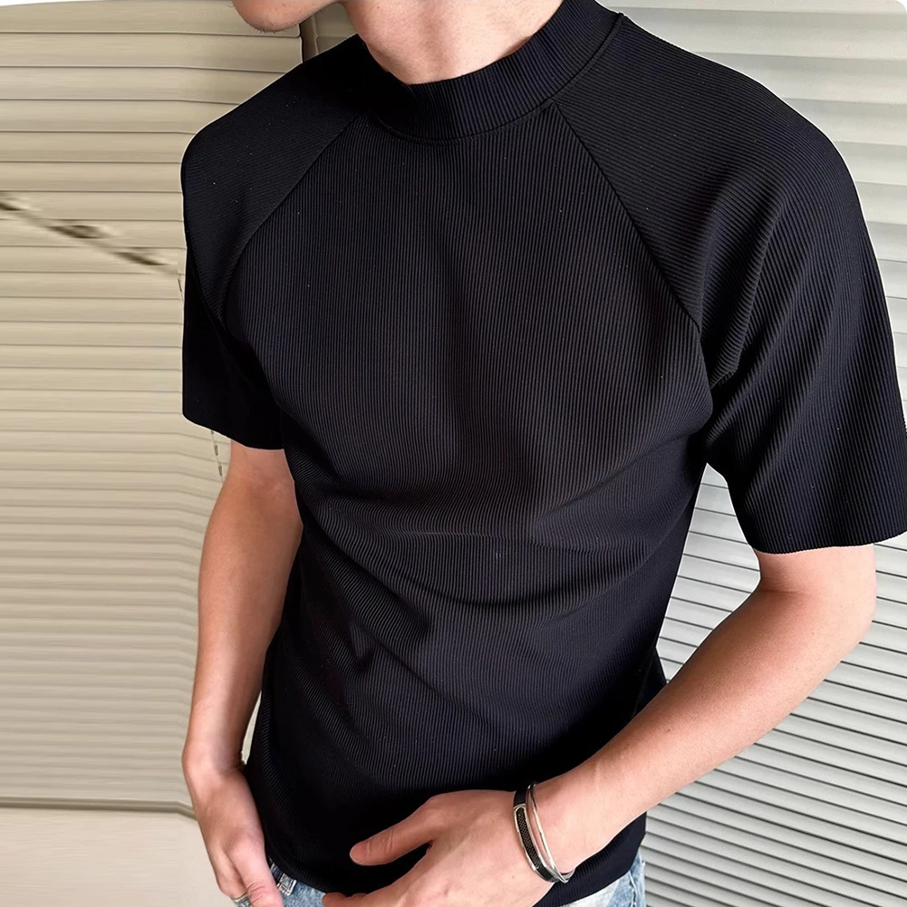Short Sleeve Tee Men Summer T-Shirt Casual Outings Slight Stretch Solid Color Texture Vacation Outfit O Neck Style
Short Sleeve Tee Men Summer T-Shirt Casual Outings Slight Stretch Solid Color Texture Vacation Outfit O Neck Style