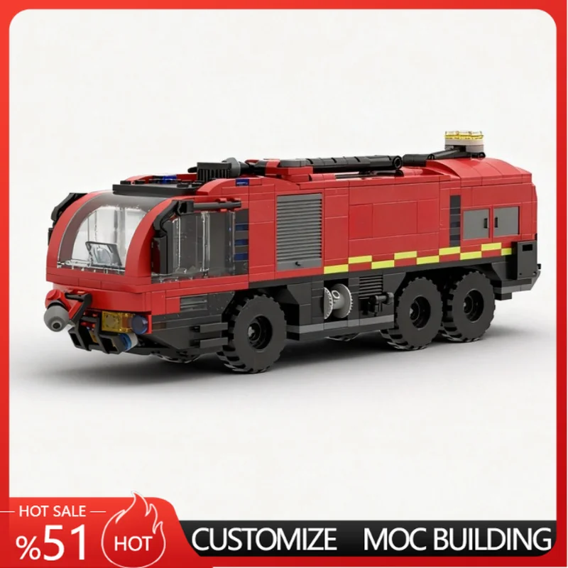 NEW 830Parts Airport Fire Truck Model Building Blocks Emergency Rescue Vehicle Assembly Toy Educational DIY Gift For Collectors
NEW 830Parts Airport Fire Truck Model Building Blocks Emergency Rescue Vehicle Assembly Toy Educational DIY Gift For Collectors