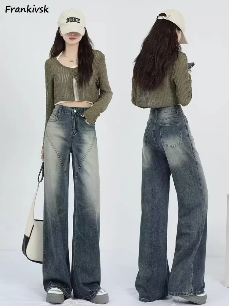 Autumn Jeans Women All-match Hotsweet Spliced Contrast Color Mopping American Style High Street Hipster Advanced Denim Trousers
Autumn Jeans Women All-match Hotsweet Spliced Contrast Color Mopping American Style High Street Hipster Advanced Denim Trousers