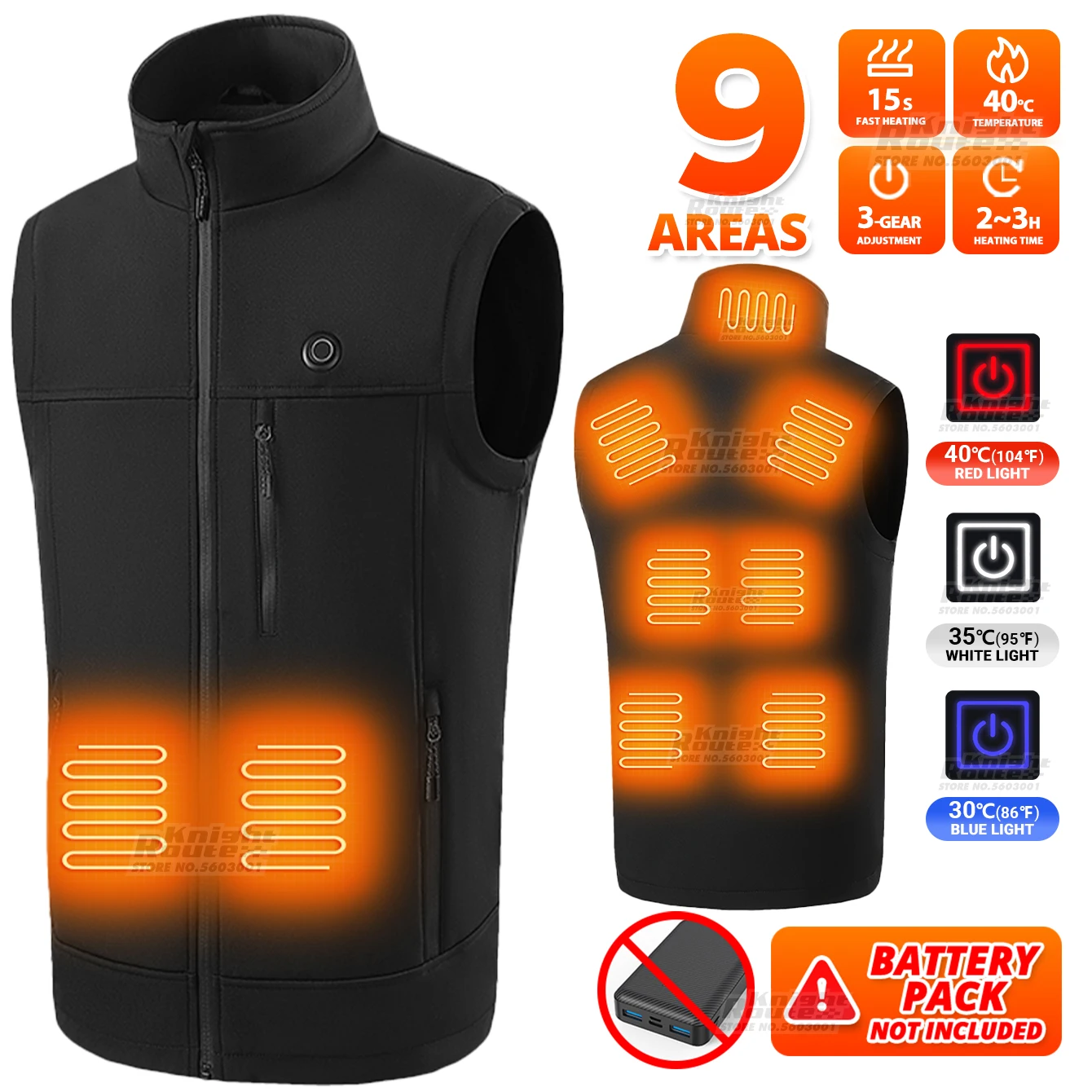 9Areas Self Heated vest Heating Vest Men's Thermal Women's USB Heated Vest Warm Clothing Motorcycle Camping Washable Winter
9Areas Self Heated vest Heating Vest Men's Thermal Women's USB Heated Vest Warm Clothing Motorcycle Camping Washable Winter