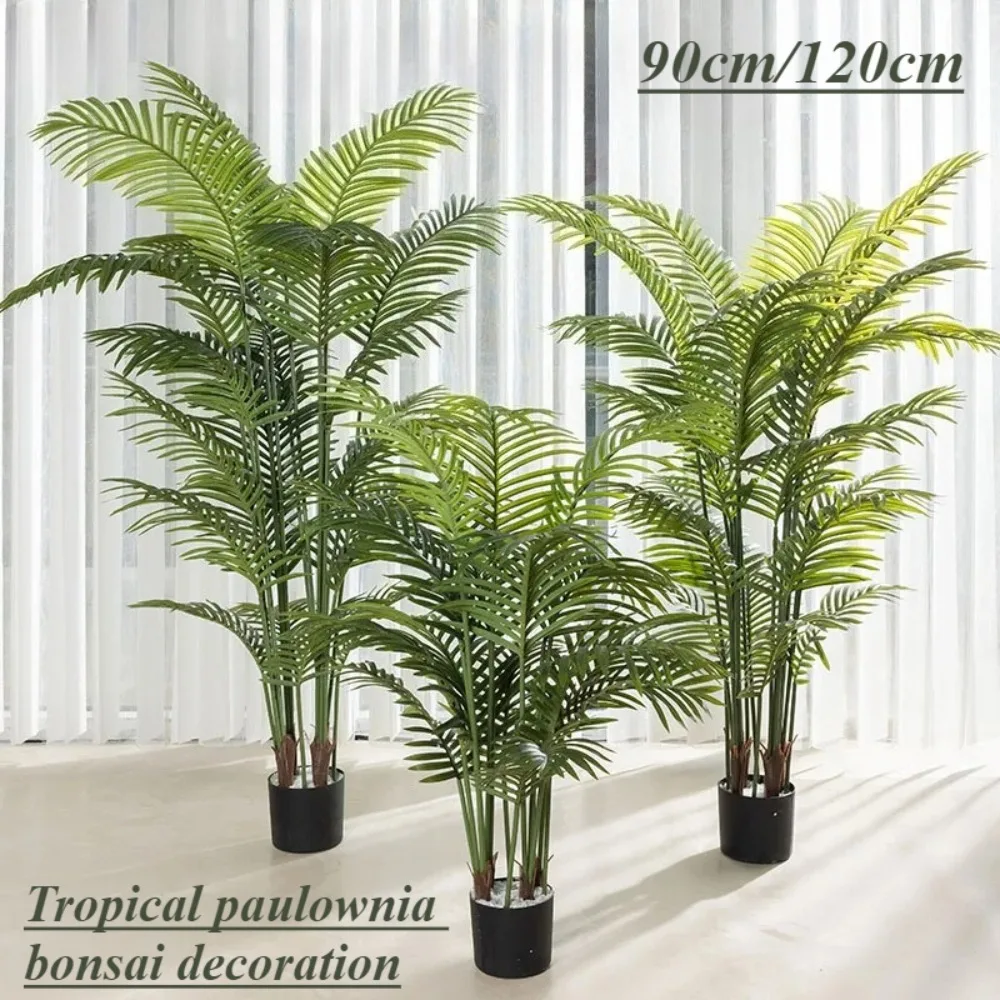 Artificial Palm Tree PE Material Large Palm Tree 90/120cm Simulation Plant Tropical Tung Tree Living Garden Bonsaise Decoration
Artificial Palm Tree PE Material Large Palm Tree 90/120cm Simulation Plant Tropical Tung Tree Living Garden Bonsaise Decoration