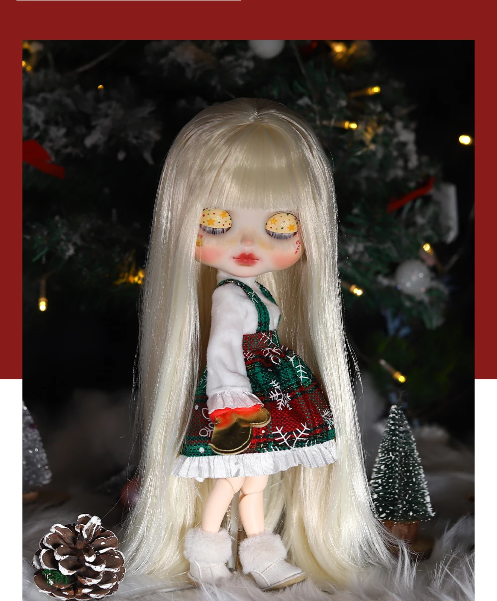 Neo Blythe Doll Festive Christmas & Holiday Outfit Collection 15 Neo Blythe Doll Festive Christmas & Holiday Outfit Collection 15