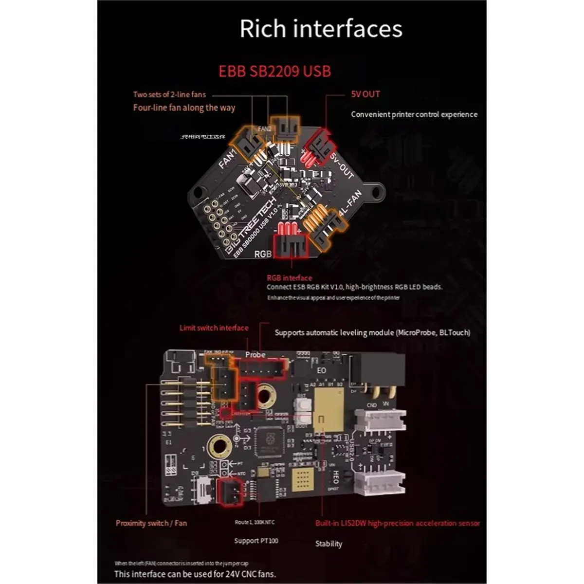 EBB SB2209 SB2240 CAN V1.0 StealthBurner для SB Hotend Klipper Canbus Head Tool 3D-принтер DIY Запчасти
EBB SB2209 SB2240 CAN V1.0 StealthBurner для SB Hotend Klipper Canbus Head Tool 3D-принтер DIY Запчасти