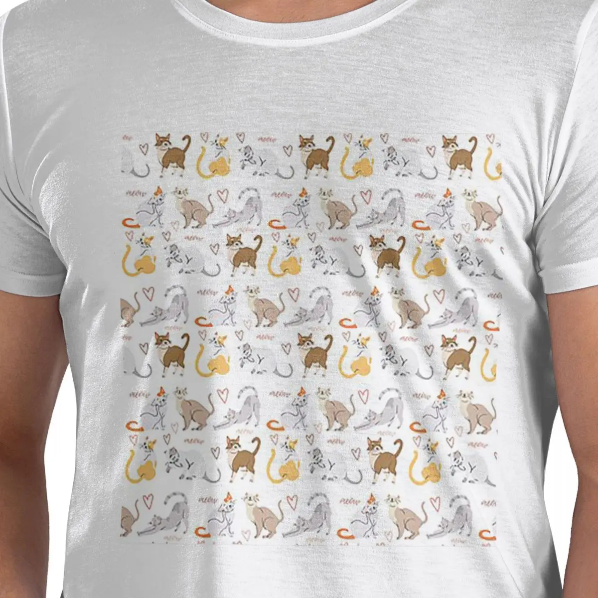 Футболка из 100% хлопка с серым имбирем и сиамскими котятами, мужские модные футболки, мужские футболки с круглым вырезом и коротким рукавом, S-6XL
Футболка из 100% хлопка с серым имбирем и сиамскими котятами, мужские модные футболки, мужские футболки с круглым вырезом и коротким рукавом, S-6XL