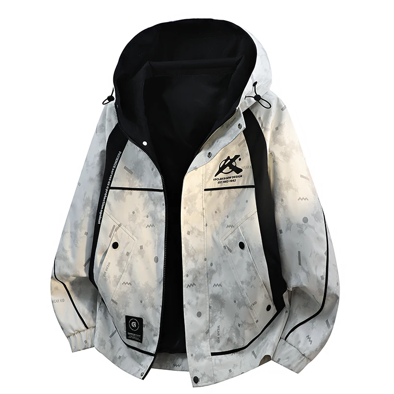 Men's Casual Loose Long Sve Jaet 2026 Spring Faion American Sle Tie Dye Workwear Hooded Polyester Fiber Coat
Men's Casual Loose Long Sve Jaet 2026 Spring Faion American Sle Tie Dye Workwear Hooded Polyester Fiber Coat