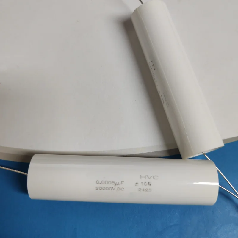 1PCS high voltage inductive polypropylene capacitor 0.0005UF 500Pf 20000V 20KV 17X75MM
1PCS high voltage inductive polypropylene capacitor 0.0005UF 500Pf 20000V 20KV 17X75MM