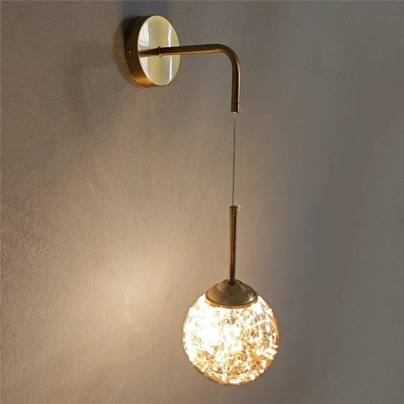 Скандинавские креативные стеклянные шары, настенные светильники, металлические художественные цветы, светодиодные настенные светильники, бра, современное украшение для гостиной, лампа для спальни
Скандинавские креативные стеклянные шары, настенные светильники, металлические художественные цветы, светодиодные настенные светильники, бра, современное украшение для гостиной, лампа для спальни